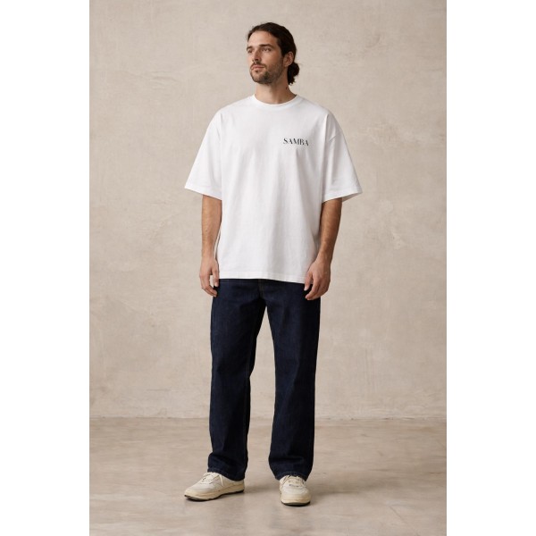 Pardox Samba Oversize Erkek Tişört – Premium Pamuk, Grafik Baskılı Streetwear